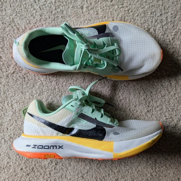 Nike ZoomX Ultrafly Trail Summit White Vapor Green Size 7.5 Women's - Picture 12 of 12